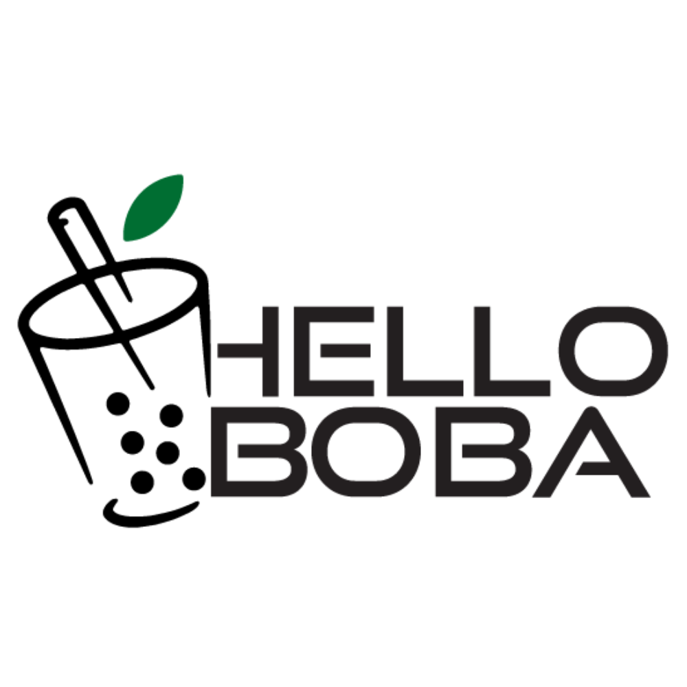 Hello Boba Truck Food Truck Logo