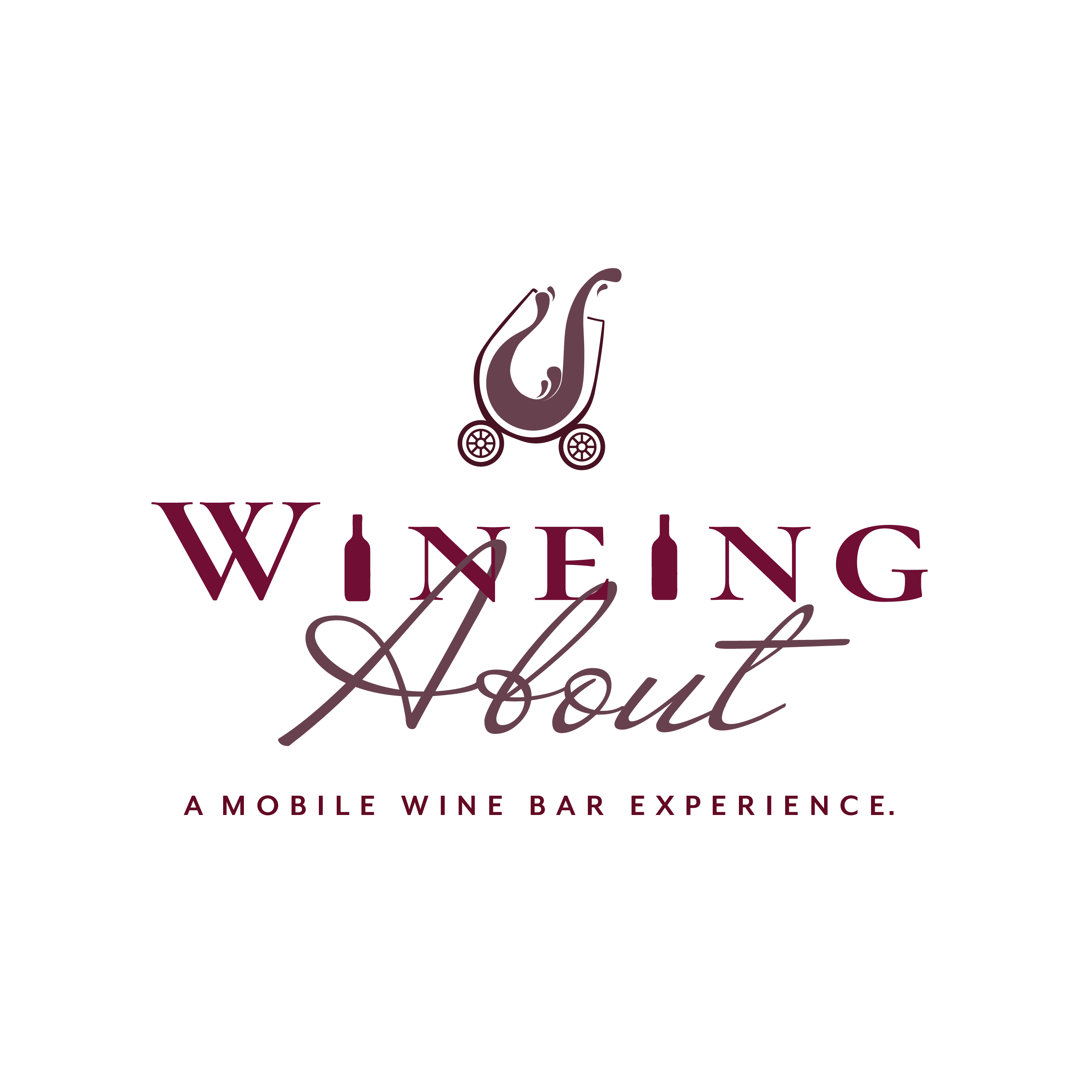 Wineing About Food Truck Logo