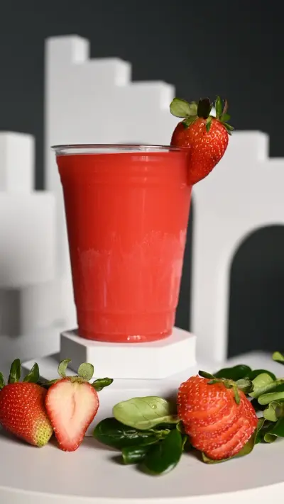 Strawberry Daiquiri (Alcoholic or Non-Alcoholic)