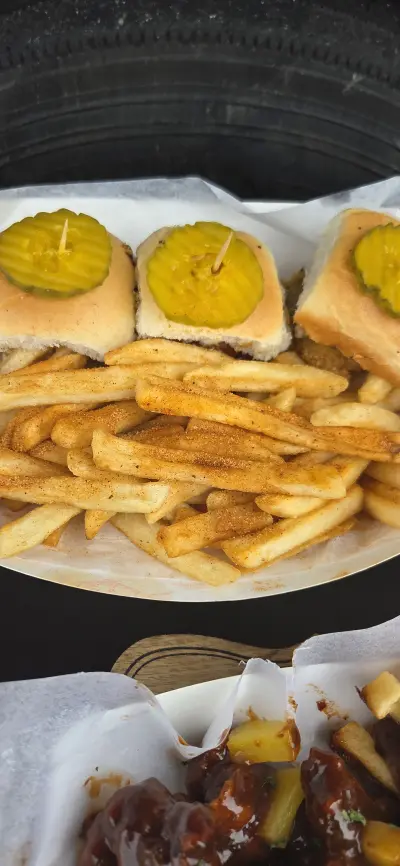 3pcs Chix Sliders + Fries
