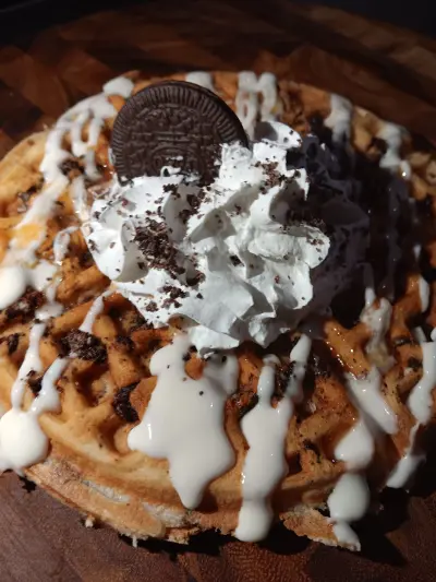 Oreo Cookie Waffle