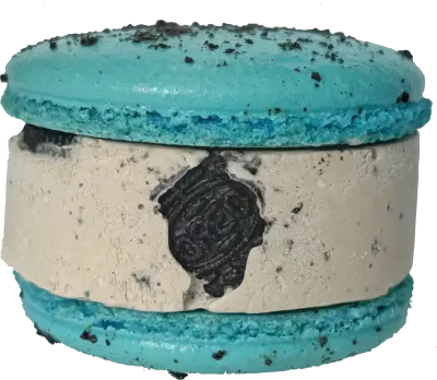 Macaron Ice Cream Sandwich - Cookies and Cream