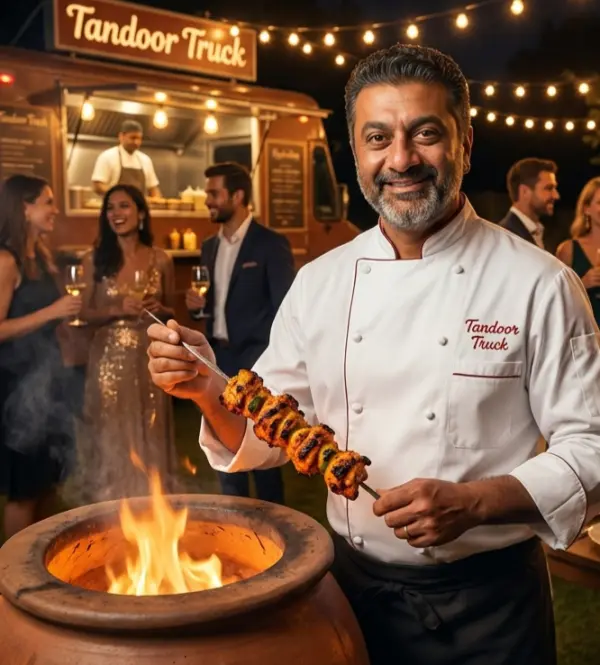 Amit Contractor - owner of The Tandoor Truck