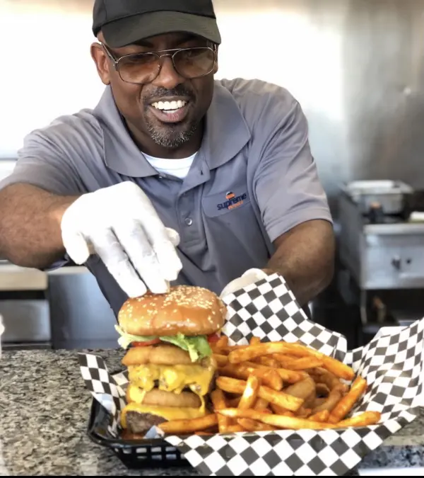 Waleed Shamsid-Deen - owner of Supreme Burger