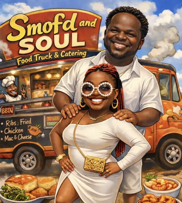 Reggie and Jamaica - owner of Smofd and Soul, LLC