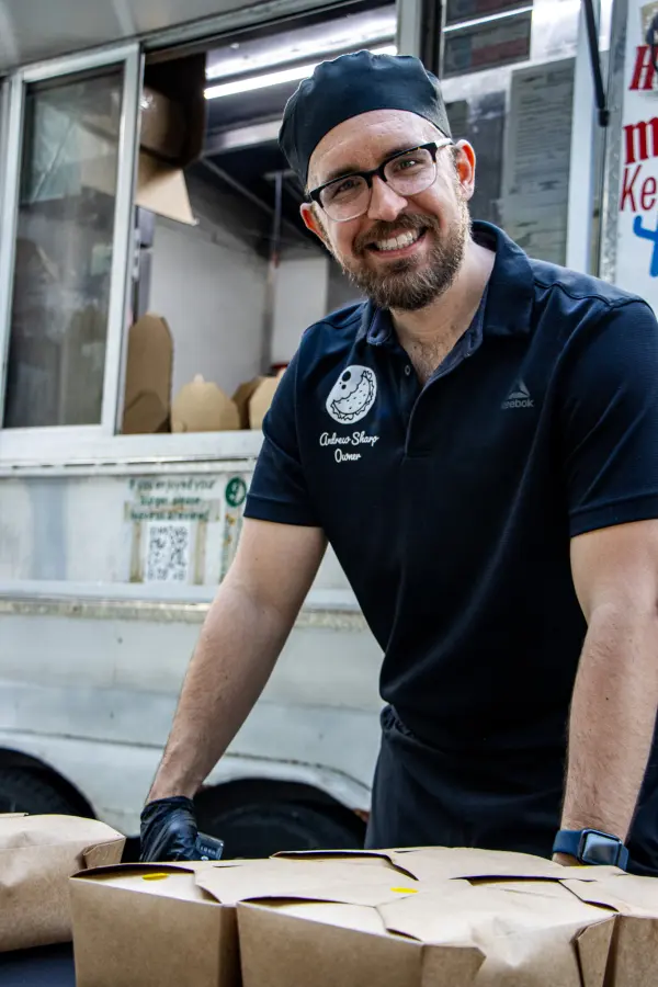 Alejandro Suazo - owner of Bella Burger