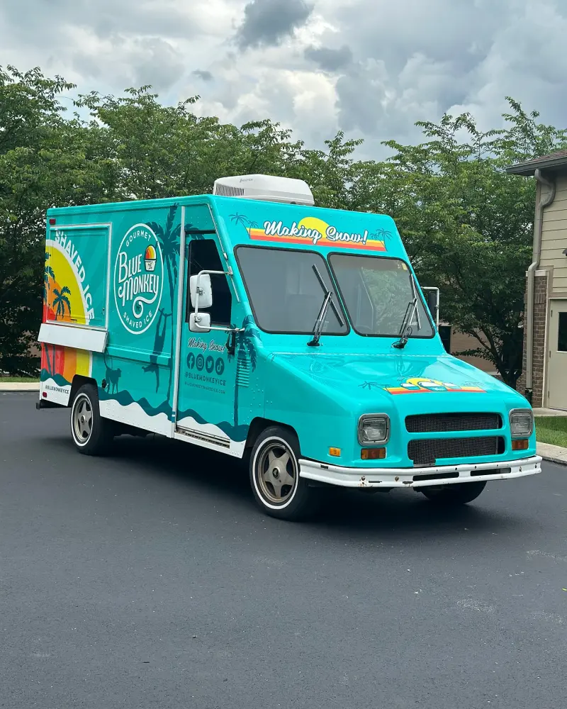 Blue Monkey Shaved Ice - Asian food truck