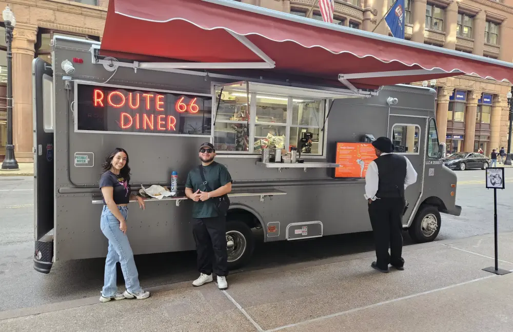 Route 66 Mobile Diner Truck Image
