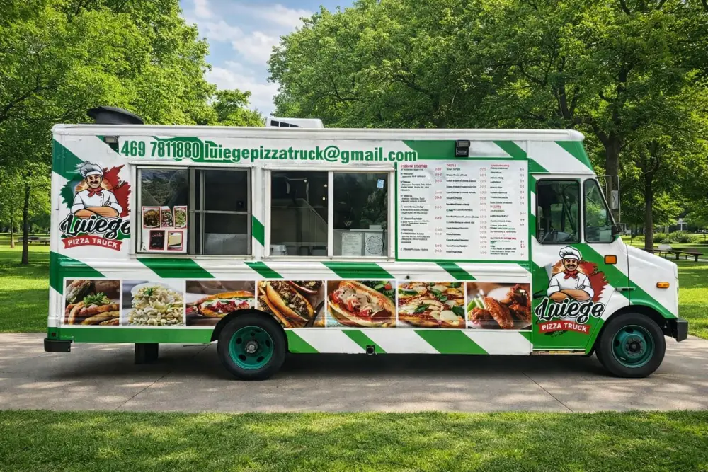 Luiege Pizza truck Food Truck Catering